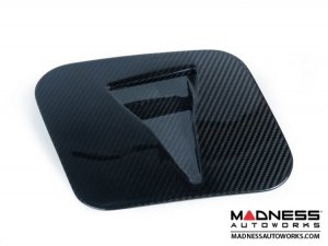 FIAT 500 Hood Scoop - ABARTH AC Style Air Intake - Carbon Fiber 